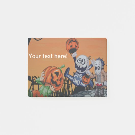 Post-it® Caractères d'Halloween (Devant)