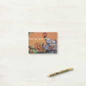 Post-it® Caractères d'Halloween (Sur un bureau)