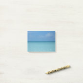 Post-it® Caraïbes Horizon Tropical Turquoise Bleu (Sur un bureau)