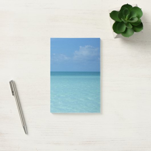 Post-it® Caraïbes Horizon Tropical Turquoise Bleu (Bureau)