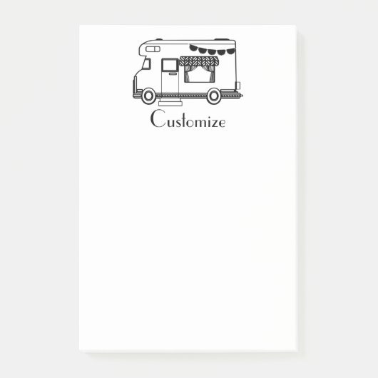 Post-it® Caravane de camping RV Thunder_Cove (Devant)