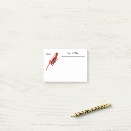 Post-it® Cardinal du Nord (Sur un bureau)