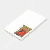 Post-it® Cardinal et Cicada Post-it-note pad (Incliné)