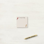 Post-it® Cardinal personnalisé (Sur un bureau)