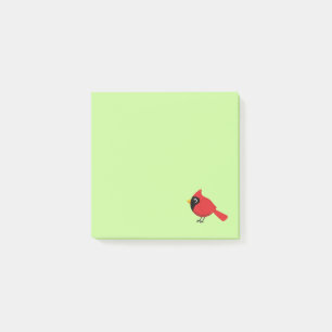 Post-it® Cardinal Rouge Cardinal Cardinal aux Fleurs