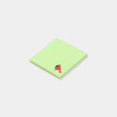 Post-it® Cardinal Rouge Cardinal Cardinal aux Fleurs (Incliné)