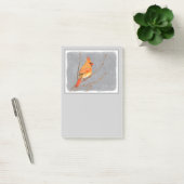 Post-it® Cardinal sur la peinture de branche - Art original (Bureau)