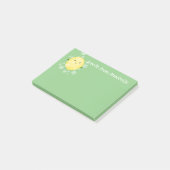 Post-it® Caricature d'agrumes de citron mûr (Incliné)