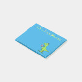 Post-it® Caricature de dinosaure vert t rex (Incliné)