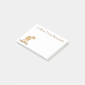 Post-it® Caricature de dromadaire joyeux et souriant (Incliné)