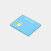 Post-it® Caricature de fruit de citron vert mou (Incliné)