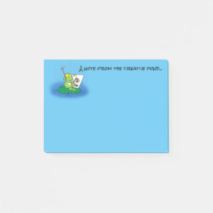 Post-it® Caricature de grenouille mignonne, il note