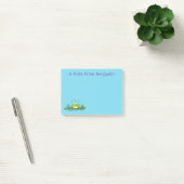 Post-it® Caricature de grenouille vert mignon (Bureau)