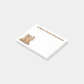 Post-it® Caricature de la famille Meerkat (Incliné)