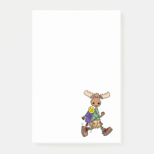Post-it® Caricature de Moose Hiker