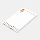 Post-it® Caricature de noix de muscade customisée (Incliné)