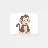 Post-it® Caricature de petit singe (Devant)