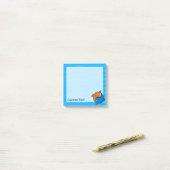 Post-it® Caricature de poisson Yin Yang (Sur un bureau)
