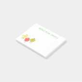 Post-it® Caricature de tomates cerises jolies (Incliné)
