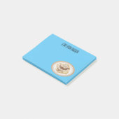 Post-it® Caricature en rouleau de cannelle (Incliné)