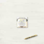 Post-it® Carlin avec lunettes (Sur un bureau)