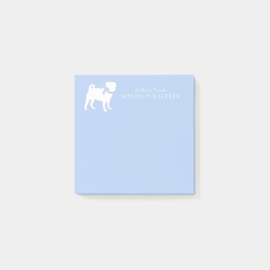 Post-it® Carlin Chien mignon (Devant)