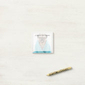 Post-it® Carlin dans une serviette (Sur un bureau)