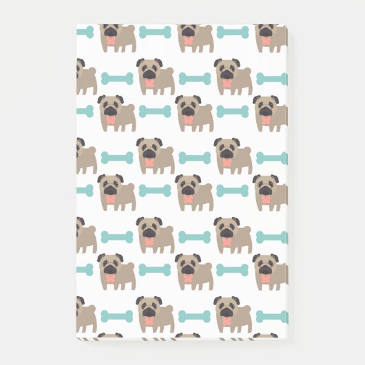 Post-it® Carlins et os caricaturaux (Devant)