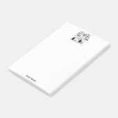 Post-it® Caroleurs de Noël avec Noël de neige (Incliné)