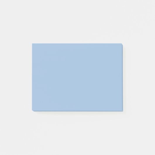 Post-it® Carolina bleu couleur solide (Devant)