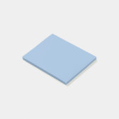 Post-it® Carolina bleu couleur solide (Incliné)