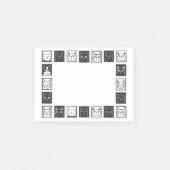 Post-it® Carré de chats (Devant)