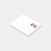 Post-it® Carré de maman de baseball (Incliné)