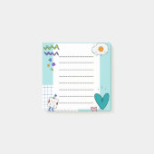 Post-it® Carré mignon Doodon Cartoon Notes (Devant)