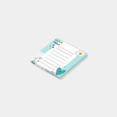 Post-it® Carré mignon Doodon Cartoon Notes (Incliné)