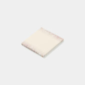 Post-it® Carré moderne Pastel Sparkling Gold Silver Ombre (Incliné)