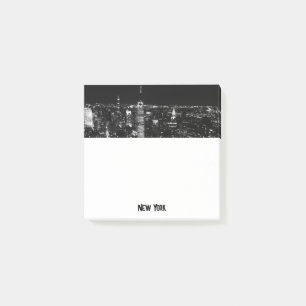 Post-it® Carré Skyline de nuit de New York