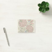 Post-it® Carreau de fleur d'œillet Art antique rustique De (Bureau)