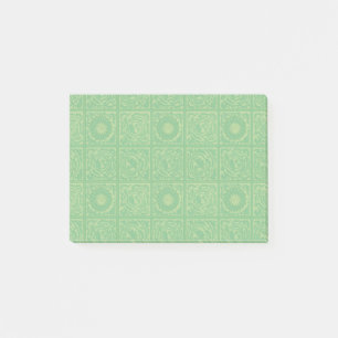 Post-it® Carreau de motif vintage bleu de William Morris Di