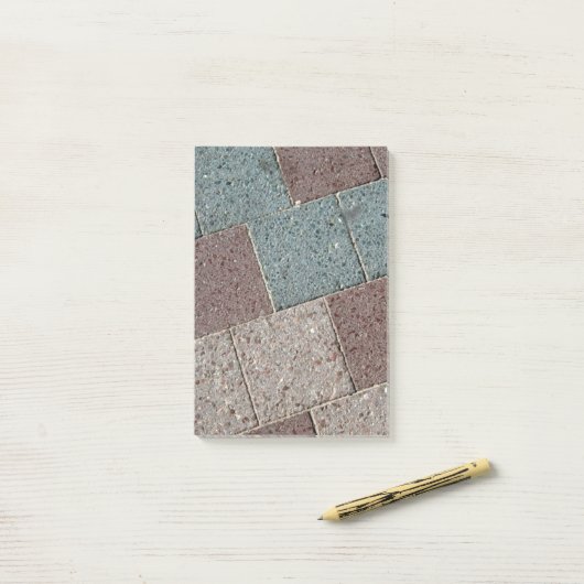 Post-it® carreaux de brique (Sur un bureau)