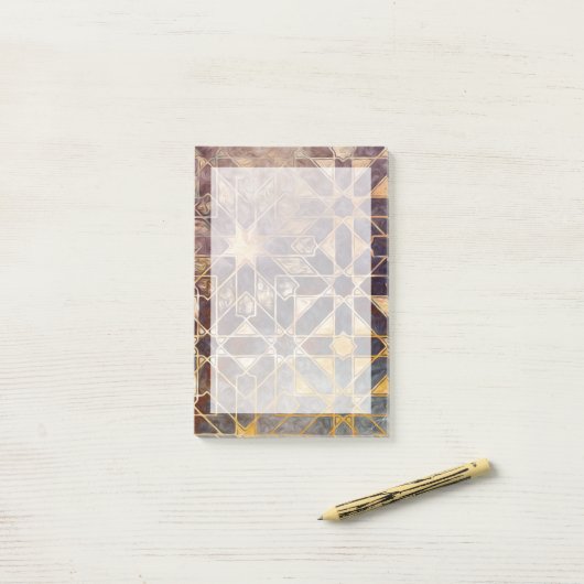 Post-it® Carreaux mystiques I (Sur un bureau)