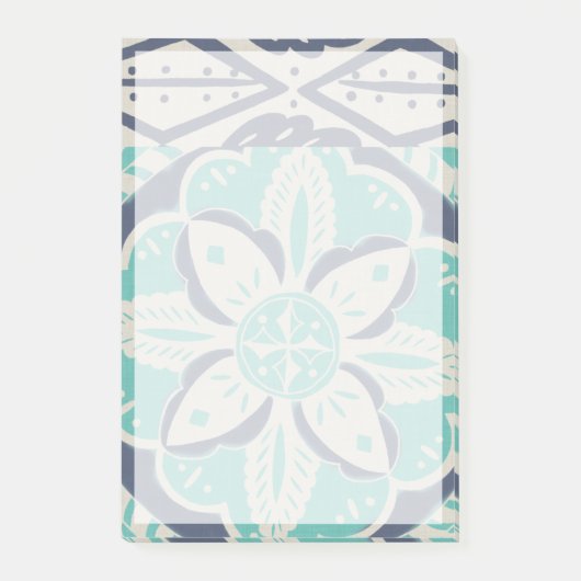 Post-it® Carrelage bleu Batik IV (Devant)