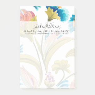 Post-it® Carrelage floral de l'abbaye - Fleurs de printemps