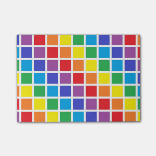 Post-it® Carrés d'arc-en-ciel