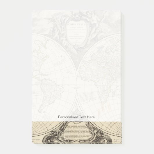 Post-it® Carte 8 du monde (Devant)