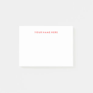 Post-it® Carte à collage à note personnalisable en rouge