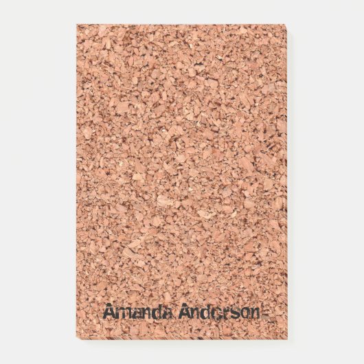 Post-it® Carte à liège avec texte personnalisé (Devant)