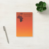 Post-it® Carte africaine de safari - notes de Courrier-it® (Bureau)