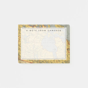 Post-it® Carte antique du Canada