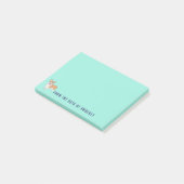 Post-it® Carte Corgi Chien vert (Incliné)